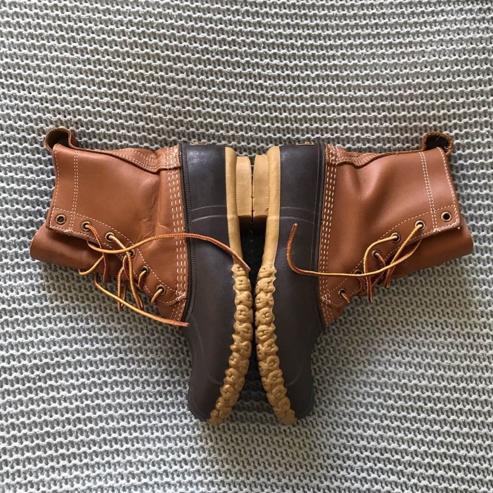 llbean boots duck mud muck rubber leather winter